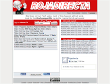 Tablet Screenshot of it.rojadirecta.org